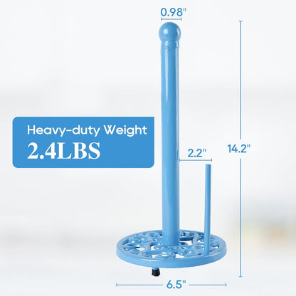 Countertop JOGREFUL Paper Towel Holder Stand, Cast Iron Kitchen Paper Towel Vintage Stand with Weighted-Base, Bathroom