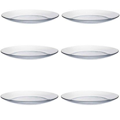 Duralex Lys Clear Glass 11 Inch Dinner Plate, Set Of 6