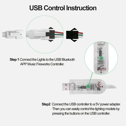 Uczdru LED Light Box Kit for 3D Printed Light, RGB LED Strip Lights for Bambu Lab 3D Printer WS2812B, Smart App Control Small Lamp for MakerWorld DIY Models, USB 5V (5M/16.4FT & 3Pack APP Control)