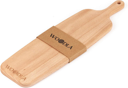 Charcuterie Boards Wood Cutting Board, Cheese Serving Boards for Entertaining, 15.7 x 4.5 Inch