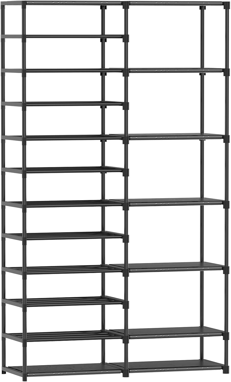 12 34-50 Closet, Ekisemio Tier Shoe Rack Tall, Shoe Rack Organizer, Large Capacity Holds Pairs, Boot Rack Organizer