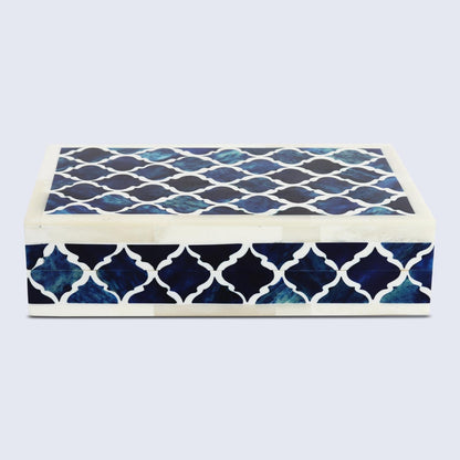 Handicrafts Home Handmade Decorative Box, Patisserie Pattern Storage Organizer for Keepsakes and Home Decor