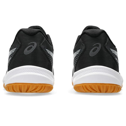 ASICS Men's Upcourt 6 Volleyball Shoes, 10.5, Black/White