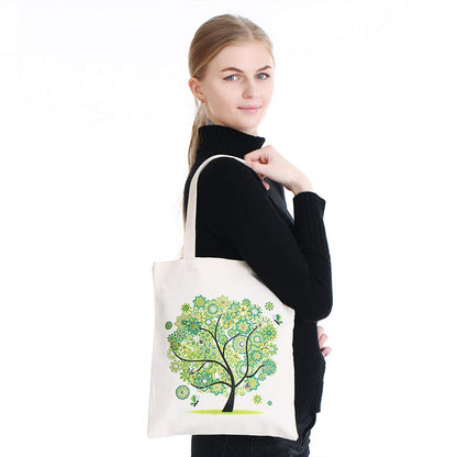 JGA JOGGING ARM 5D Diamond Painting Shopping Canvas Tote Bag Art DIY Portable Jewelry Handbags for Adults Women