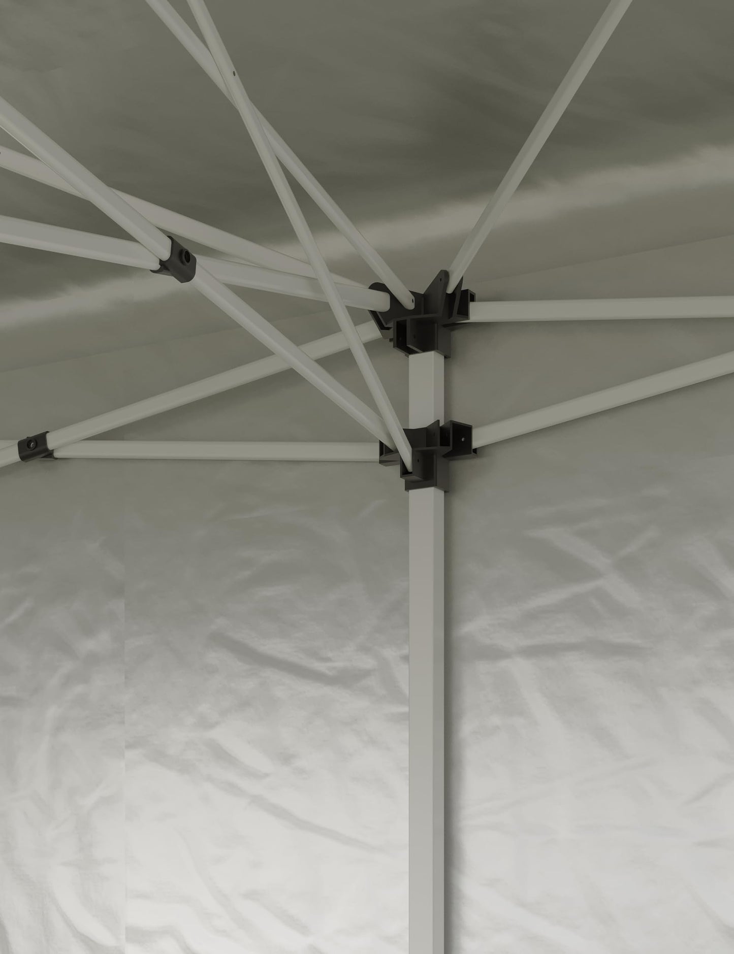 10'x 20' Pop Up Canopy for Parties, Heavy Duty Commercial Outdoor Vendor Waterproof Gazebo Shelter for Patio Events, White