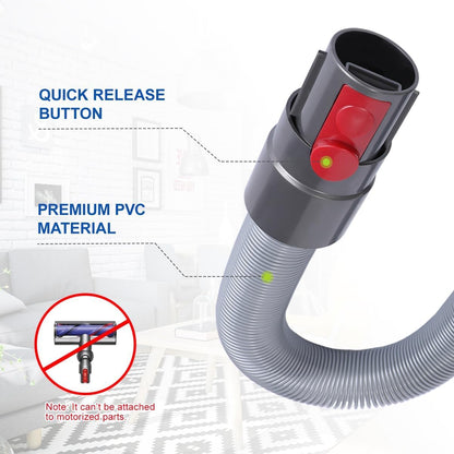 LANMU Flexible Crevice Tool Vacuum Hose for Dyson V15 V12 V11 V10 V8 V7, Attachments for Hard-to-Reach Areas