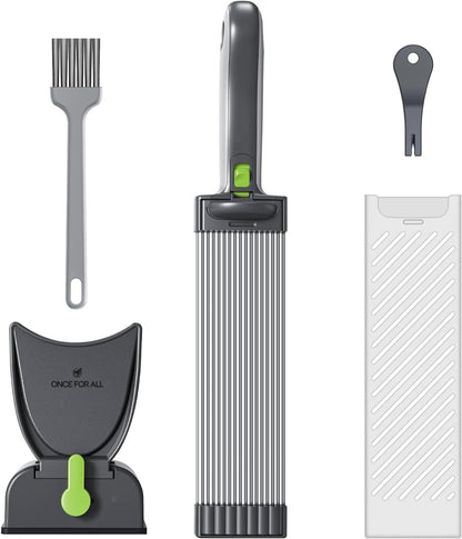 ONCE FOR ALL Meat Slicer Cleaver Kitchen Knife Set for Meat Slicing, Manual Fresh Meat Cutter for Home Cooking