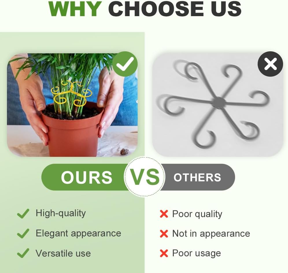 Set, 2025 3/6 (3, Plant Stem Support New Reusable Plastic Climbing Plant Support Plant Trellis Pcs, Upgrade Climbing