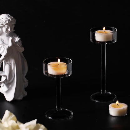 16Pcs Vanilla Scented Tealight Candles, Palm Wax White Tea Lights, 4h Long Burning Tea Light Candles with Dried Flowers for Holiday, Wedding, Spa, and Home Decoration