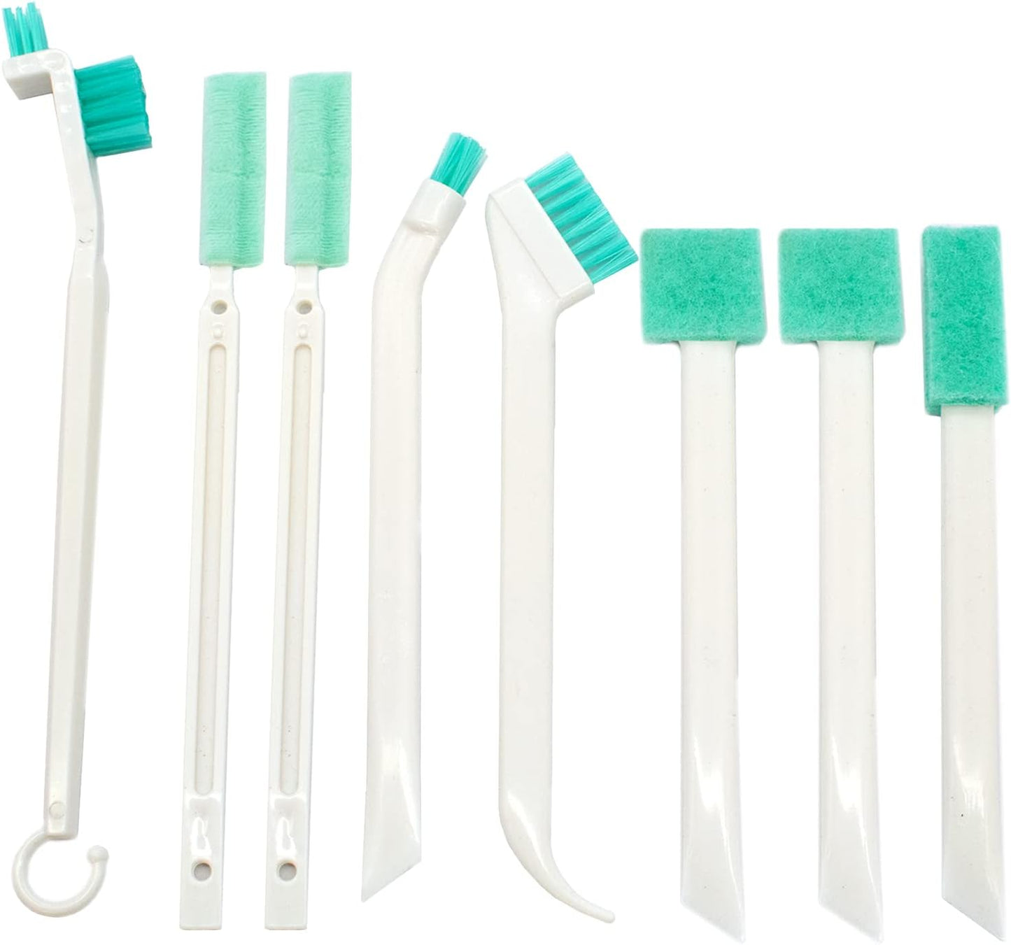 8Pcs LIOUCBD Small Cleaning Brush Set, Scrub Brushes for Household Use, Crevice Cleaning Tool for Gaps, Corners, and