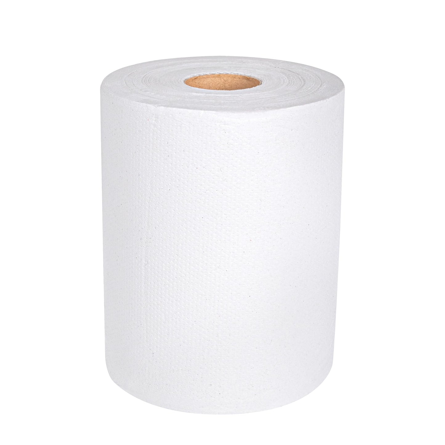 Restaurantware-Paper Towel Roll 600' x 1 Roll Long Paper Towel 8" Wide Hand Towel Roll 1 Ply Universal Dispenser 2" Core Hardwound High Absorbency Everyday Use For Commercial Washroom White