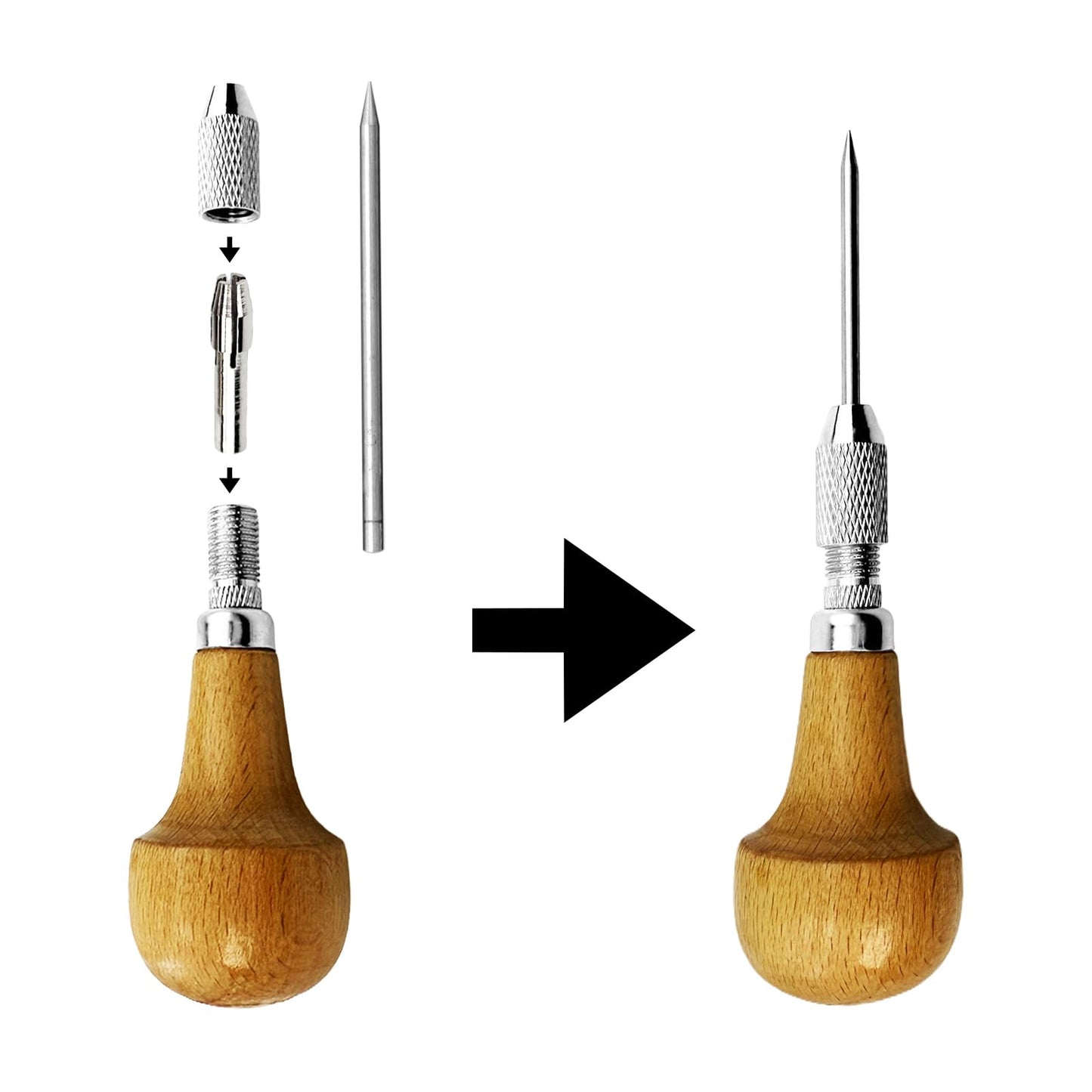 Flylin 23Pcs Beading Tools, Metal Handmade Beader Set for Diamond Stone, Professional Jewelry Setting Graver, Stone Setting Beading Tool Kit for DIY Crafting Jewelry Making