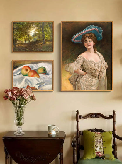 FOLKOR Floating Frame for 12x16 Canvas Board Paintings, 2 Pack Canvas Frames with 0.9 Inch Deep for Oil Paintings Art Prints Artwork, Floater Frame for Art Show Gallery Exhibition Wall Decor (Gold)