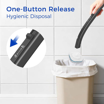 14 Set Disposable Toilet Brush, Refills Toilet Bowl Cleaner Wand, Toilet Cleaner Brush Toilet Cleaning System Toilet