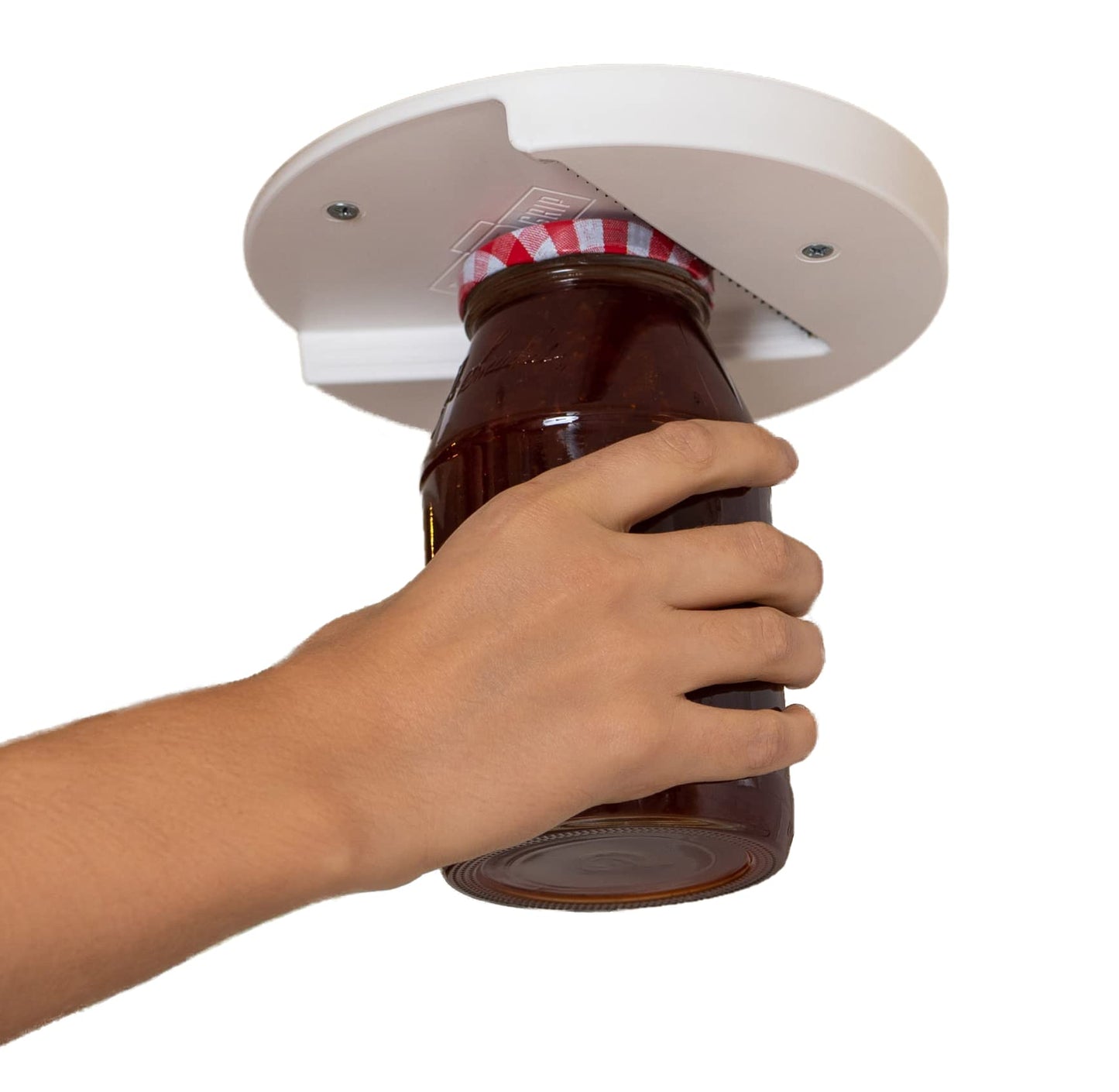 The Grip Jar Opener | Original Under Cabinet Jar Lid & Bottle Opener, Effortless for Weak Hands & Seniors with Arthritis - Made In USA
