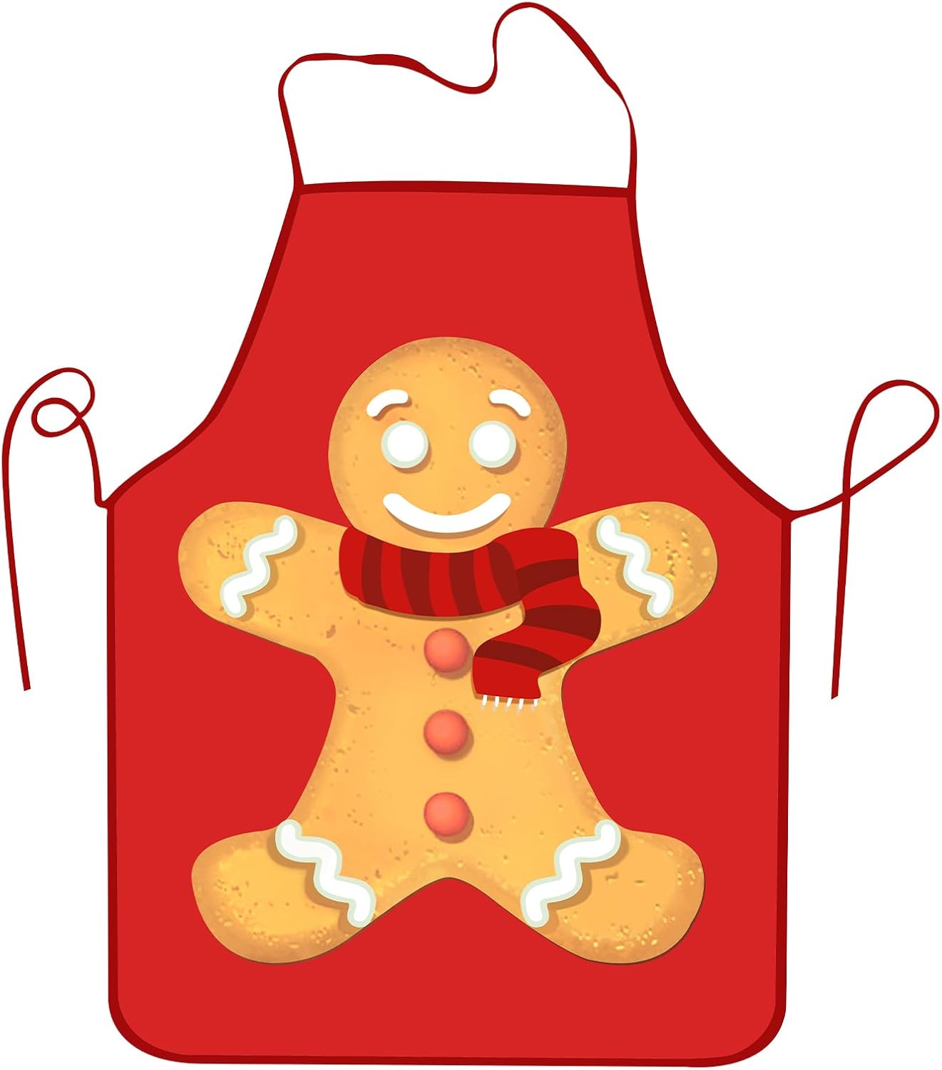 Bonieset Holiday Aprons, Adjustable Cooking Apron Chef Bib Apron for Dinner Cooking Grilling Baking Painting Garden