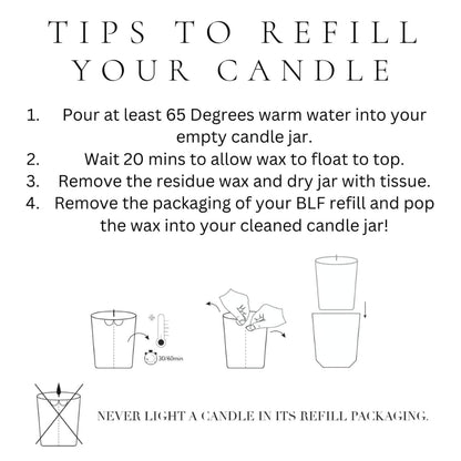 Bougies La Francaise - French-Made Scented Candle Refill - The Lake - Made in France, 200g, +/- 40-Hour Burn Time - 2.97 x 3.27 x 3.38 inches