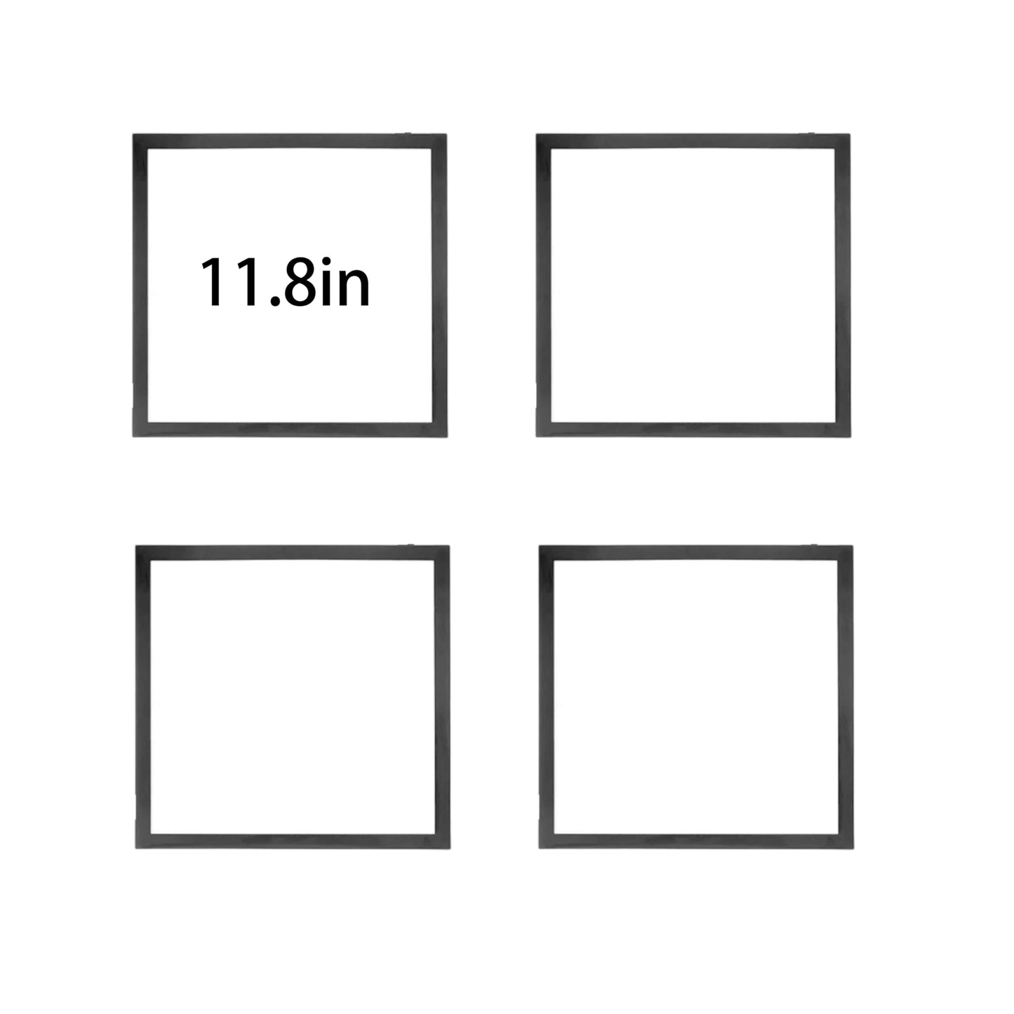 CXYNDFA Diamond Art Frames, 4-Pack 12x12 Inch Black、Display your diamond paintings perfectly with these magnetic, self-adhesive frames. Ideal for wall decor, window displays