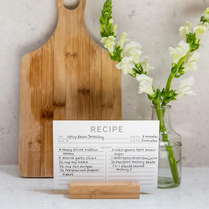 Jot & Mark Recipe Cards 5x7 Inches, Blank Double-Sided, 50 Count (Modern Minimal)