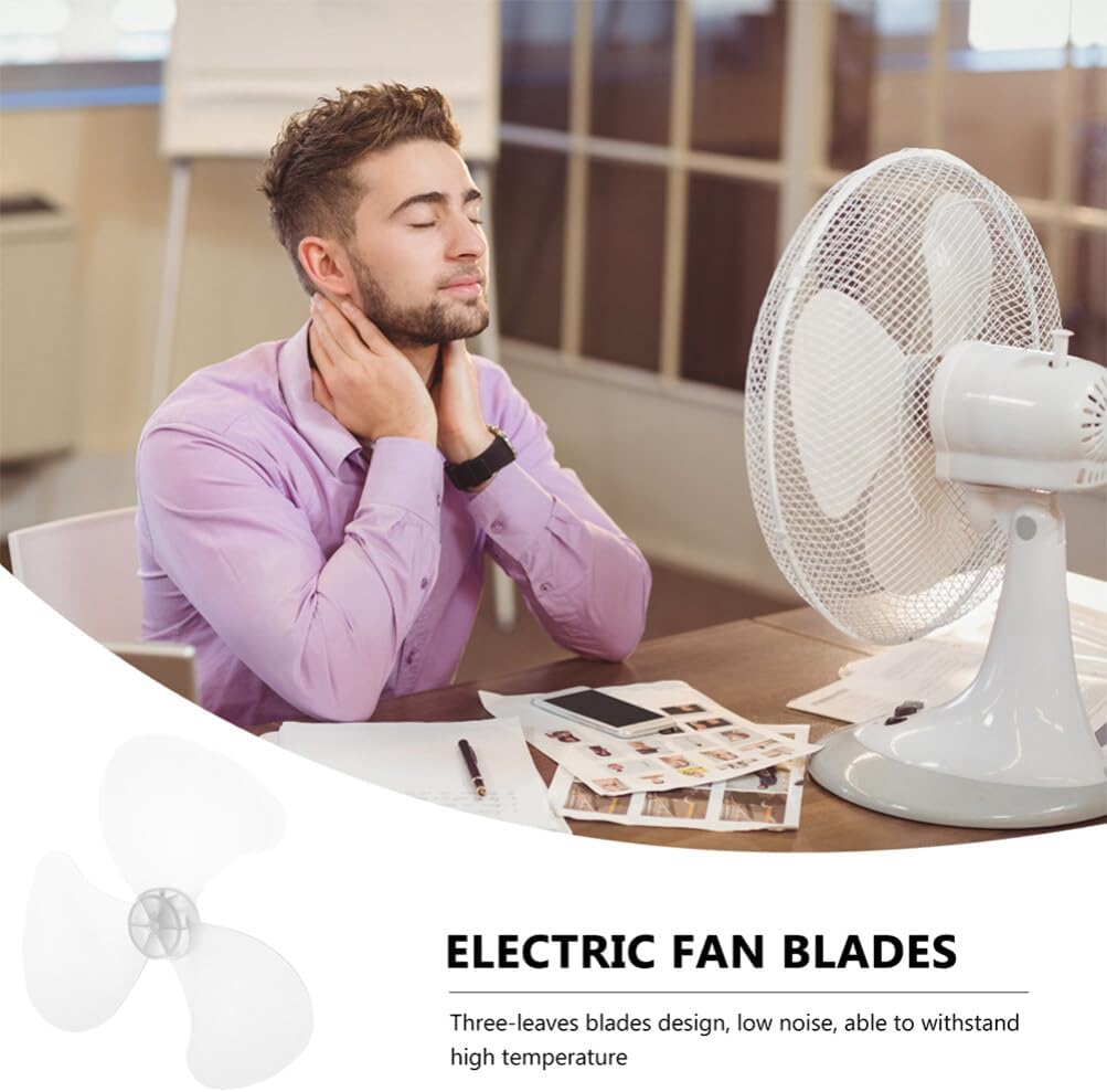 HOMSFOU Fan Replacement Blades - Universal Plastic 3 Leaves for 14 inch and 16 inch Electric Fan