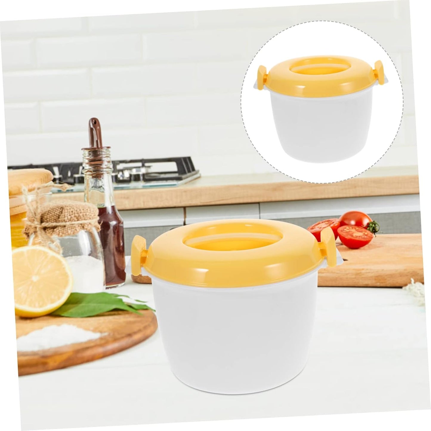 Rice Cooker Rice Maker Micro Food Steamer, Mini Food Steamer Induction Heater Tool for Oatmeal Travel