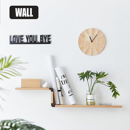 2025 New Year Gift - Cute Metal Door Topper Love You Bye Over Door Frame Decor Corner Sign Black Ornaments Wood Decorations Funny Christmas (LOVE YOU BYE)
