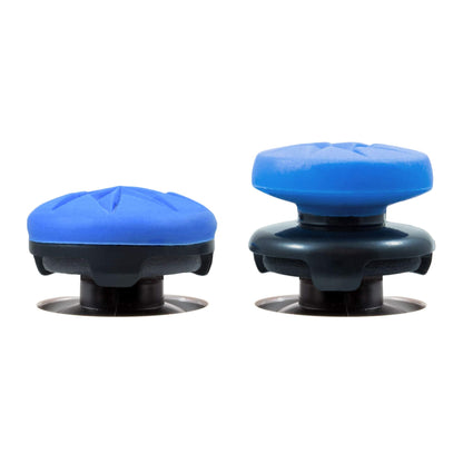 KontrolFreek FPS Freek Edge for Nintendo Switch Pro Controller | Performance Thumbsticks | 1 High-Rise Convex, 1 Low-Rise Convex | Blue