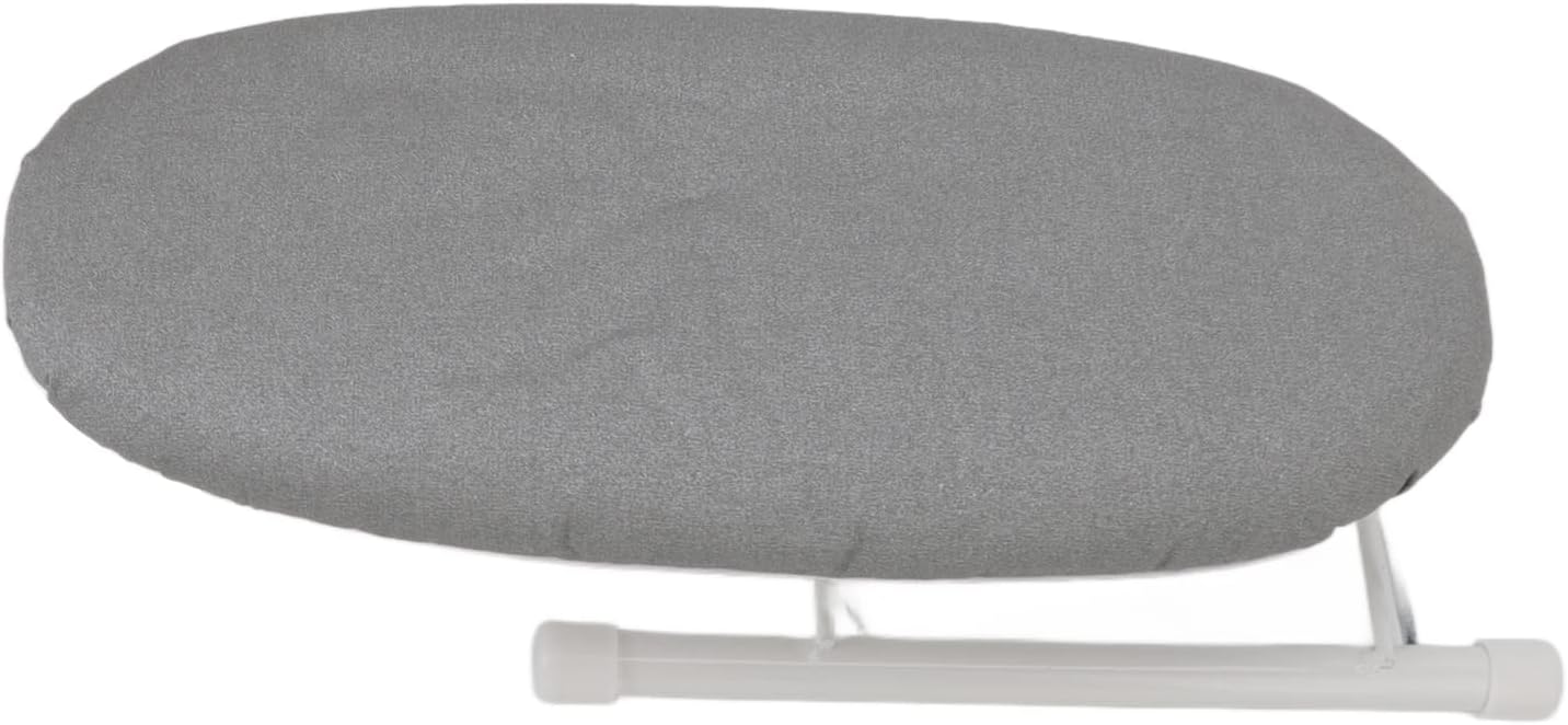 Small Ironing Board, Heat Resistant Mini Portable Foldable Tabletop Ironing Board for Home, Dorm, Sewing Craft - Grey