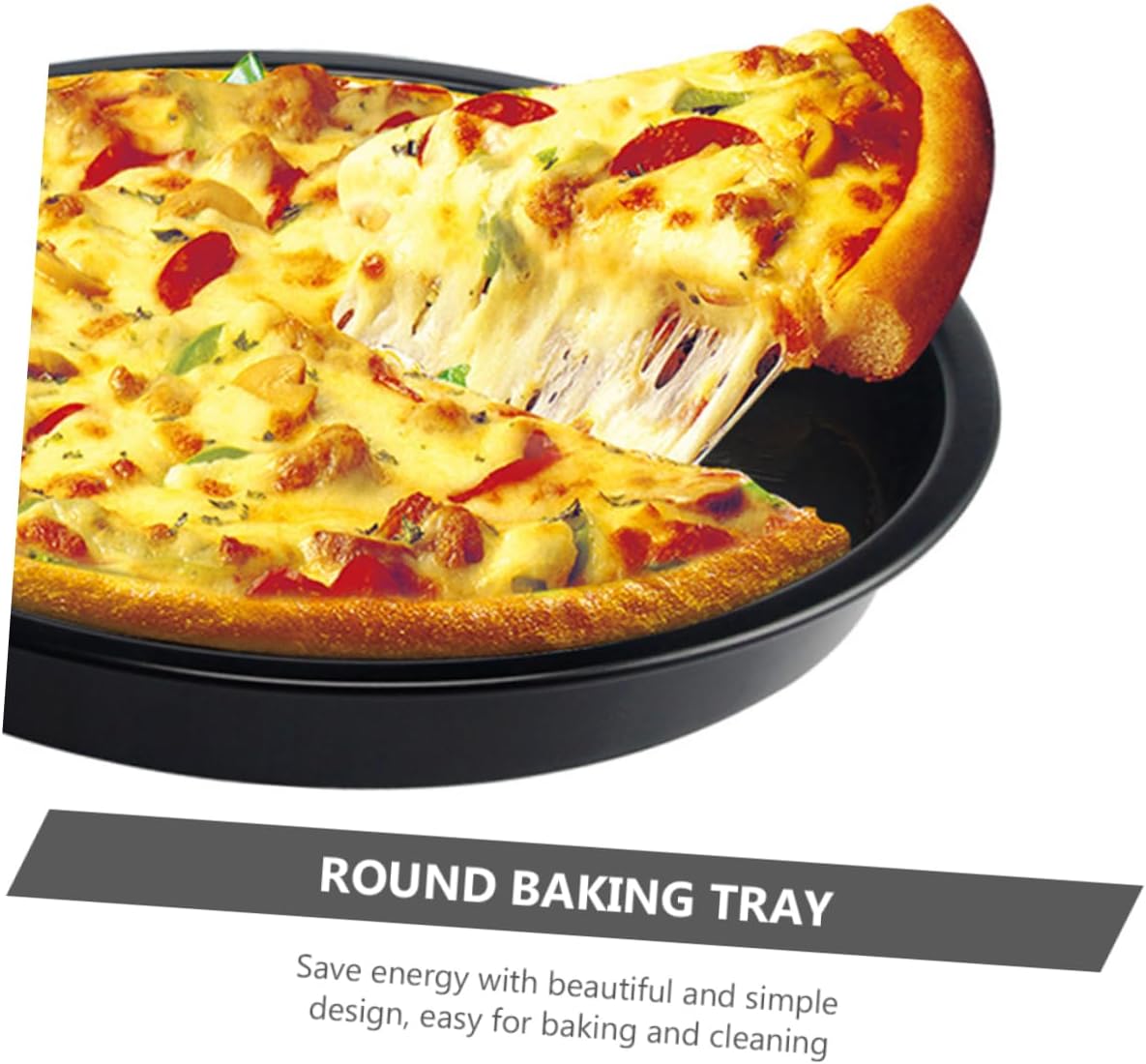 Pizza Pan, Non-Stick Bakeware Round Pizza Baking Tray, Oven Roasting Pan, Cooking Utensils