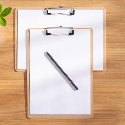 4 Pack Extra Large Clipboard, 11x17 inch Legal Size Wooden Clipboard, Vertical Clipboards & Horizontal Clipboards with Low Profile Clip, Wooden Lap Board for Drawing, Sketching, Art Supplies