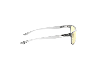 GUNNAR Computer Blue Light Blocking Glasse's Amber Lens, Gray Crystal, Kids/Youth