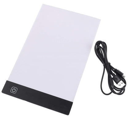 A5 LED Drawing Tablet Thin Art Stencil Drawing Board Light Box tracing Table pad, for 5D Diamond Painting Full Drill Embroidery, Cross Stitch Embroidery, Embossing, Sewing Projects etc