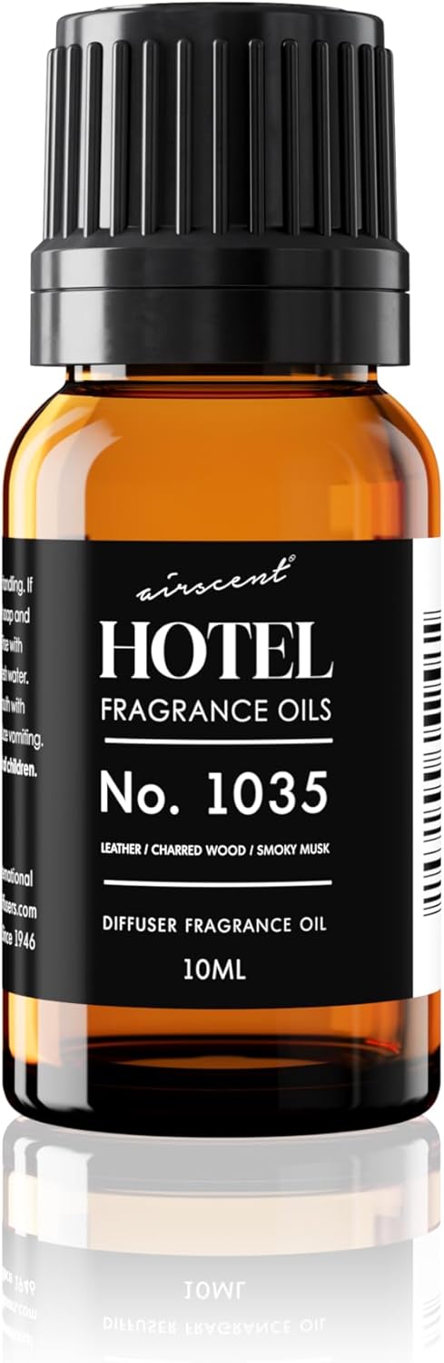 AirScent Fragrance Oil No. 1035 - Inspired by Gramercy Park's Cade 26 Santal Blend | 10 mL Glass Bottle with Dropper