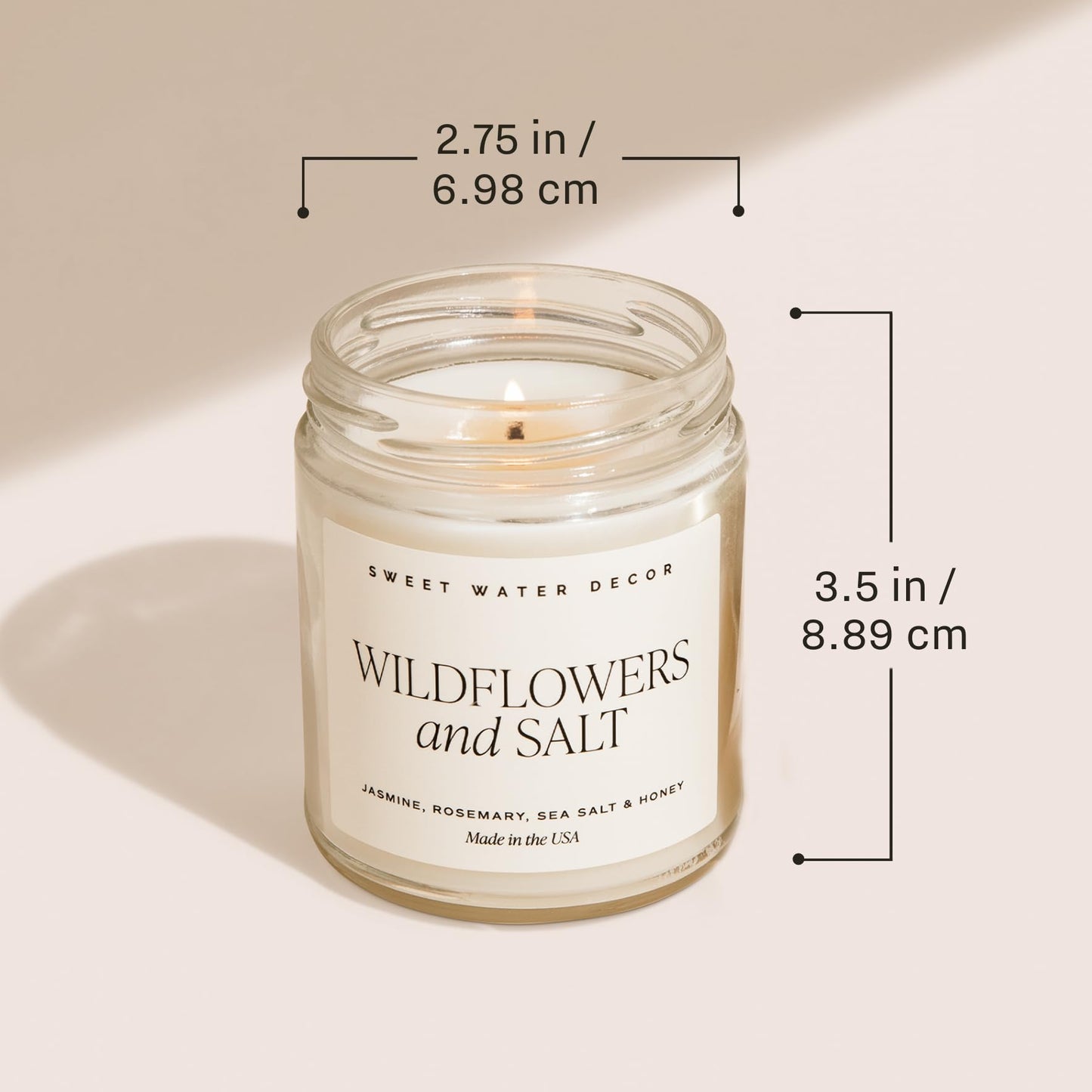 Sweet Water Decor in My Engaged Era Candle - Engagement and Bridal Shower Gifts for Her - 9 oz Soy Candle in Clear Jar with 40+ Hours Burn Time, Made in The USA
