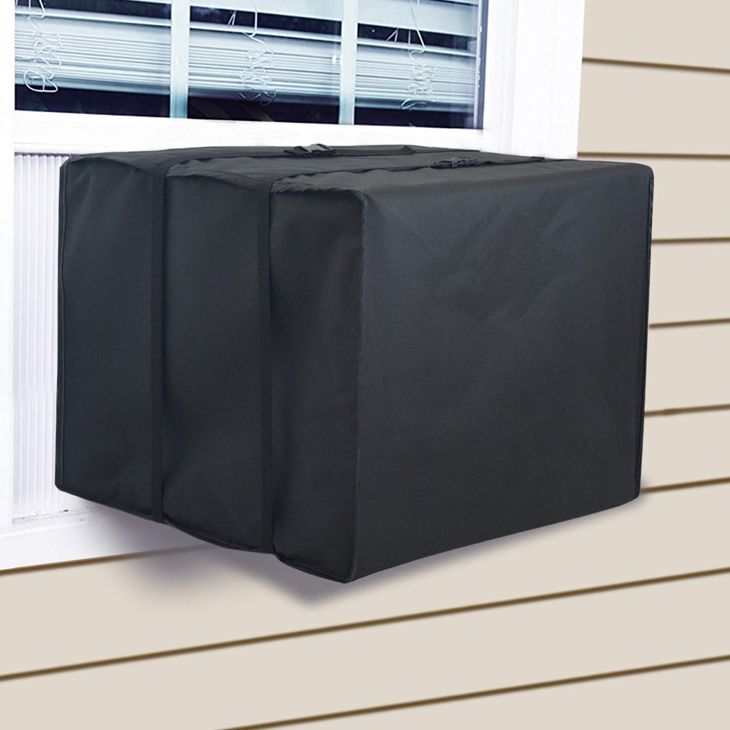 Foozet Window Air Conditioner Cover for Outside Unit, Small, 420D, 21"W x 16"D x 15"H