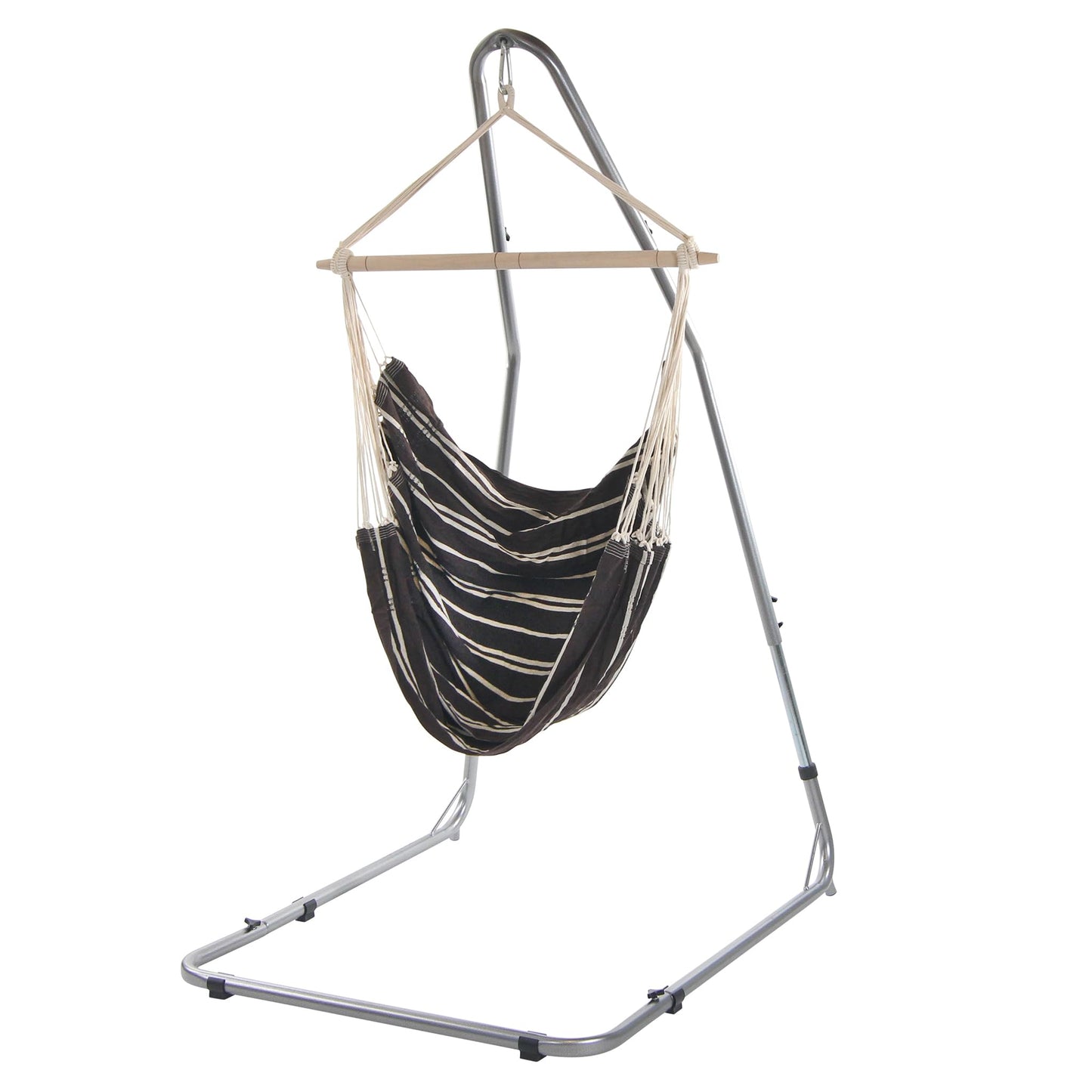 BYER OF MAINE Luna Chair Stand - Hanging Chair Stand Only - Metal Stand for Hanging Chairs & Hammock Chairs - Steel with Powder Finish - Assembly Hardware Included - Holds Up to 250 lbs