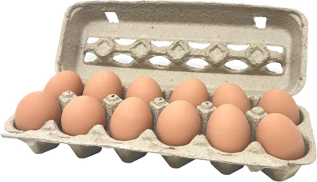 12 Pack Pecking Order Paper Pulp Egg Cartons