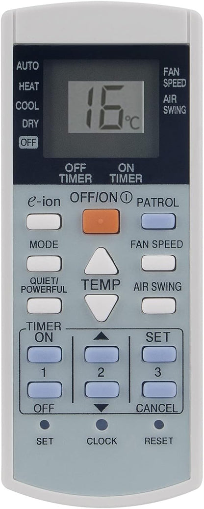PERFASCIN Remote Control Replacement for Panasonic Air Conditioner A75C2913 CS-E21EKU CS-E9EKU CU-E12E