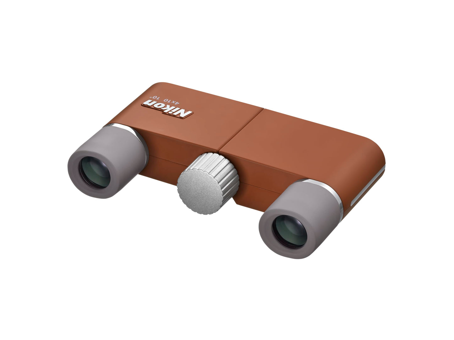 Nikon 4x10D CF Pocket Binoculars (Amber Brown)