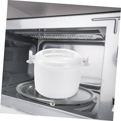 Rice Cooker Small Non-stick Pot, Microwave Rice Maker with Lid, Travel Plastic Japan Portable