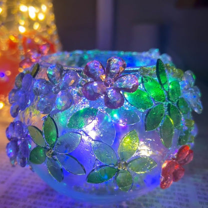 Magical DIY Glass Mosaic Candle Holder Kit, Romantic Occasions, Family Gatherings