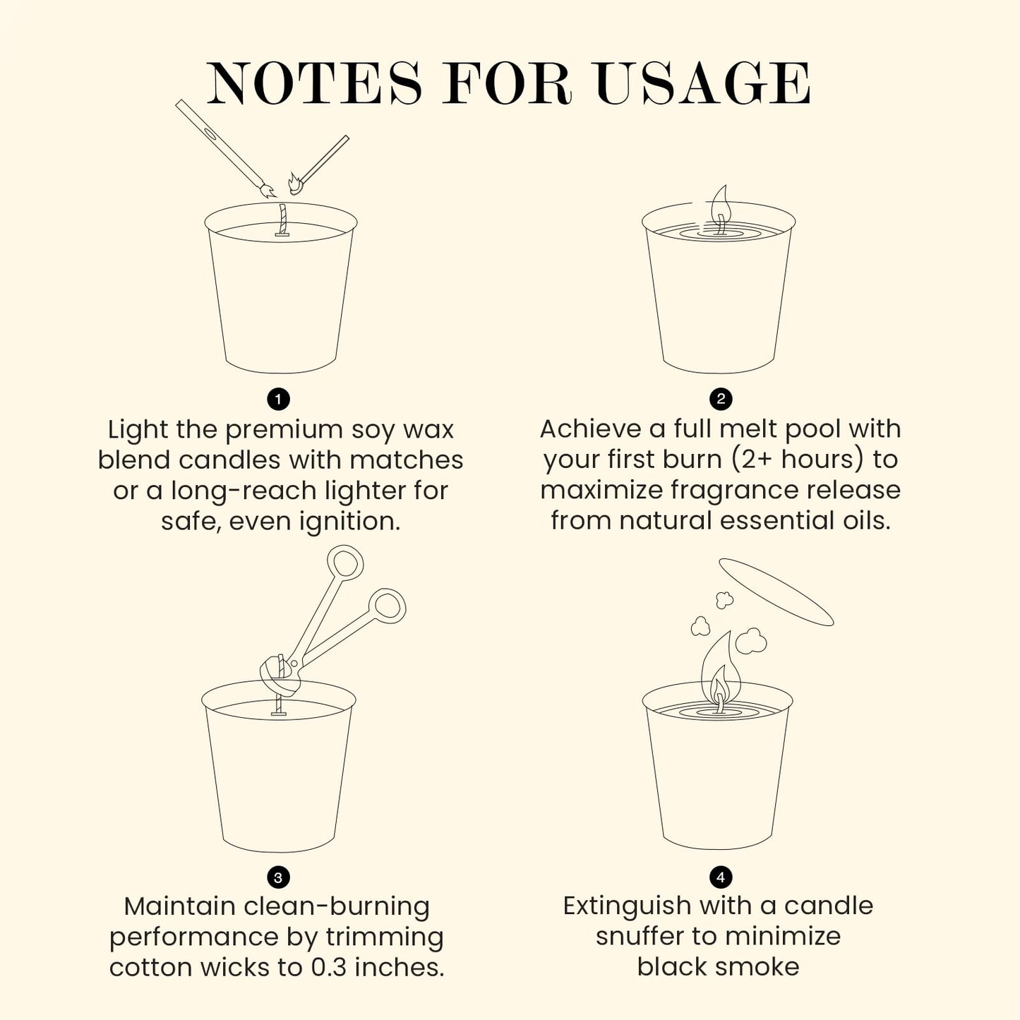 M&SENSE Natural Soy Candle| Leather Night | 5.3 oz | Mini Spring Scented Candles for Relaxation, Meditation, Home Décor | for Bedroom, Office, Party Small