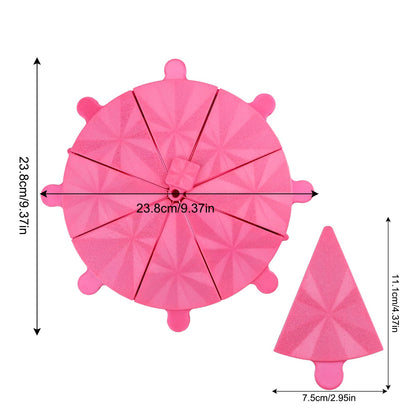 Round Diamond Painting Tray Kit,Diamond Art Drill Organizer for Beads & Rhinestones, Easy Sorting Tool for DIY Diamond Painting Kits