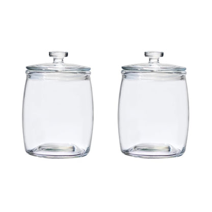 10 Strawberry Street Arlo Glass Canister Small, Set of 2