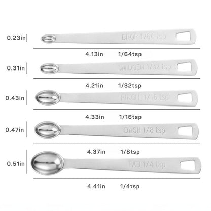 YUNNKEEY 14PCS Measuring Spoons Set, 1 tbsp, 1/2 tbsp, and 1-1/16tsp Stainless Steel Measuring Spoons for Cooking Baking Spice Jars and Liquid Ingredients