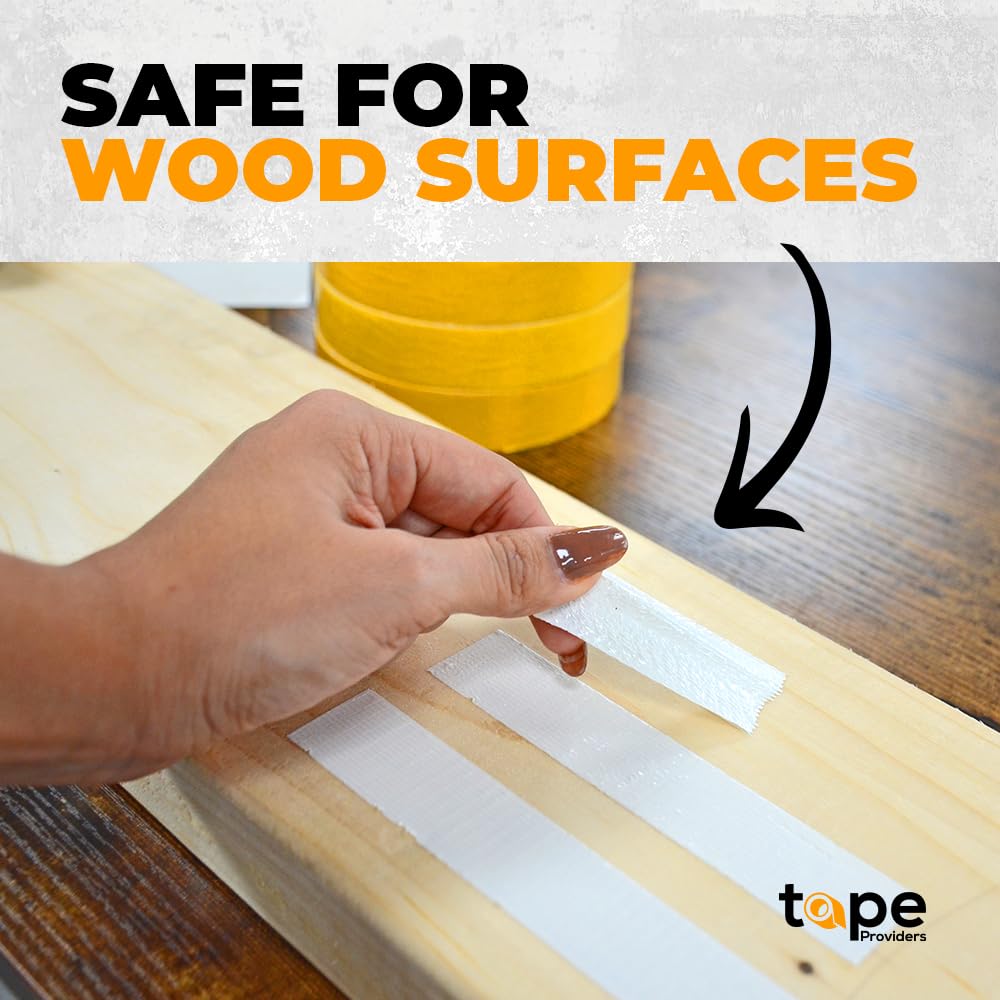 WOD Double Sided Woodworking Tape, 12 Pk - 1 inch x 25 Yards - for CNC Machines Woodworkers, Routing and Wood Templates - Removable DCCT61W