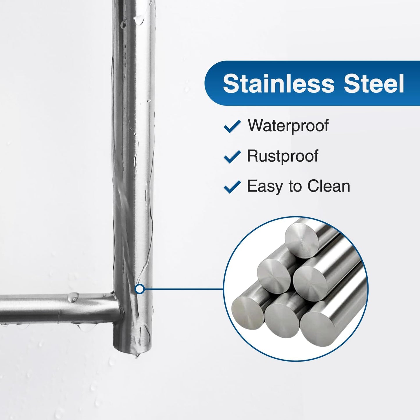 Paper Towel Holder - Self-Adhesive or Drilling, Gold, Wall Mounted, SUS304 Stainless Steel Kitchen Roll Dispenser Under Cabinet