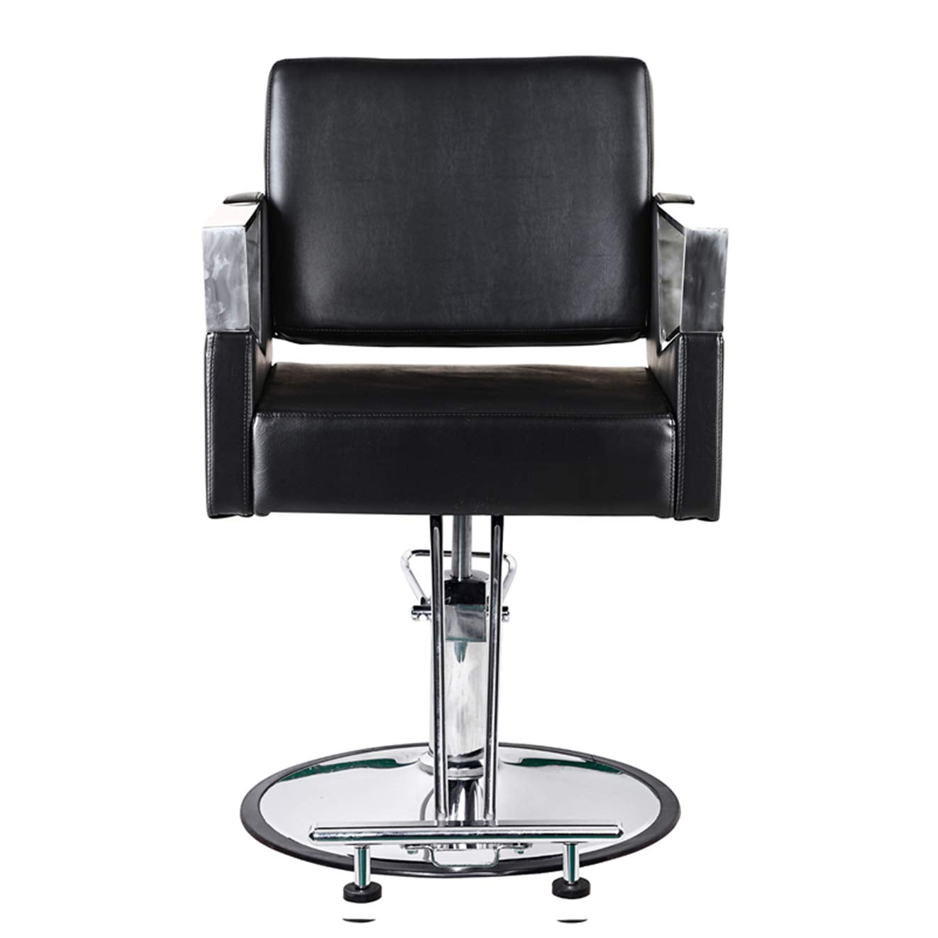 Funnylife Round Base Black Vintage Styling Shampoo Barber Chair