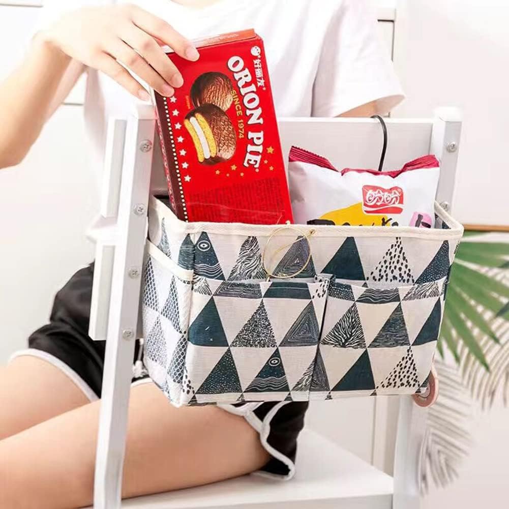 Home Multifunctional Bedside Hanging Bag College Dormitory Bedside Cloth Hanging Basket Bed Clutter Sorting Storage Bag