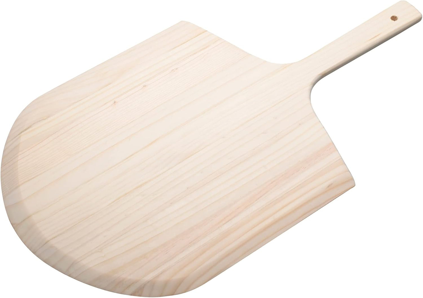 Winco Wooden Pizza Peel, 14" x 15" x 24" with 24" Handle